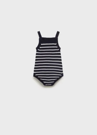 Tutina in maglia a righe