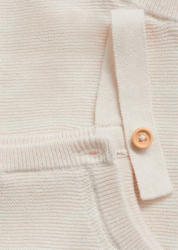 Tutina in maglia a righe Tutina in maglia a righe