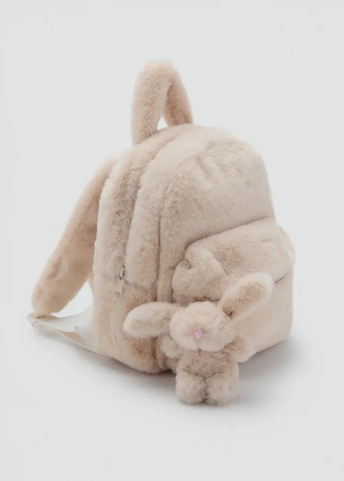 Zaino in pelliccia di coniglio Zaino in pelliccia di coniglio