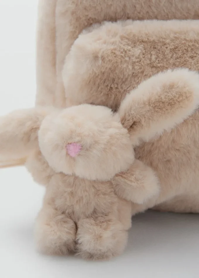 Zaino in pelliccia di coniglio Zaino in pelliccia di coniglio