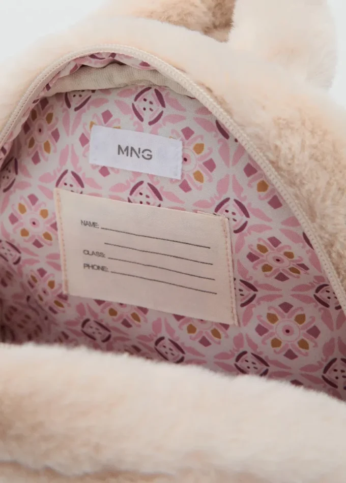 Zaino in pelliccia di coniglio Zaino in pelliccia di coniglio